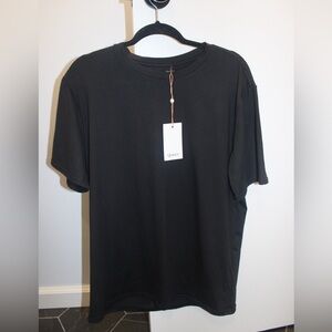 Quince Men’s Flowknit Breeze Performance Short Sleeve Tee NWT Blaxk